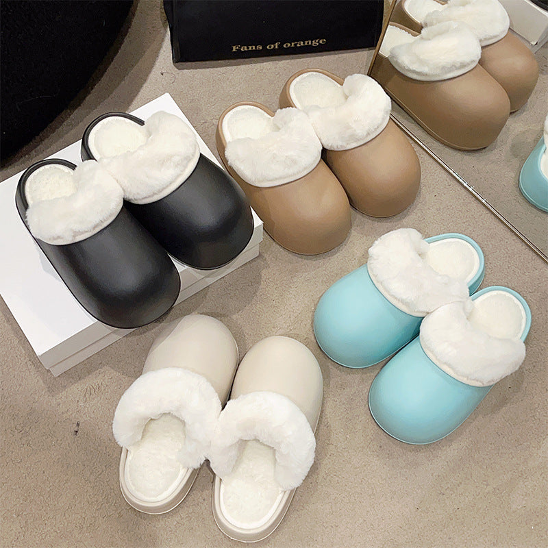 Wholesale Removable Waterproof Autumn and Winter Warm Cotton Slippers